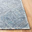 Didonato Geometric Handmade Tufted Wool Blue Area Rug-1167550304
