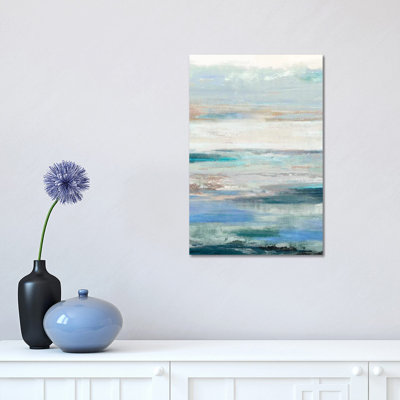 Waves 1 Piece Wrapped Canvas Painting