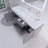 Babajide Bathroom Vanity with Acrylic Top-24792139