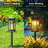 Matte Black Low Voltage Solar Powered Integrated LED Pathway Light Pack