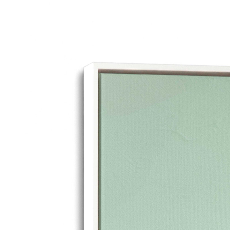 Ensemble 2 pièces Seacliff Whispers On Canvas par Azure Artisanal Studio, Cadre flottant blanc opaque