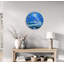 Horloge murale Striking Moonlit Ocean Waves, Dynamic Night Sea Art - décoration en verre trempé, idée de cadeau unique-370251402-370251403