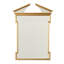 Broken Pediment Mirror-Gold Leaf