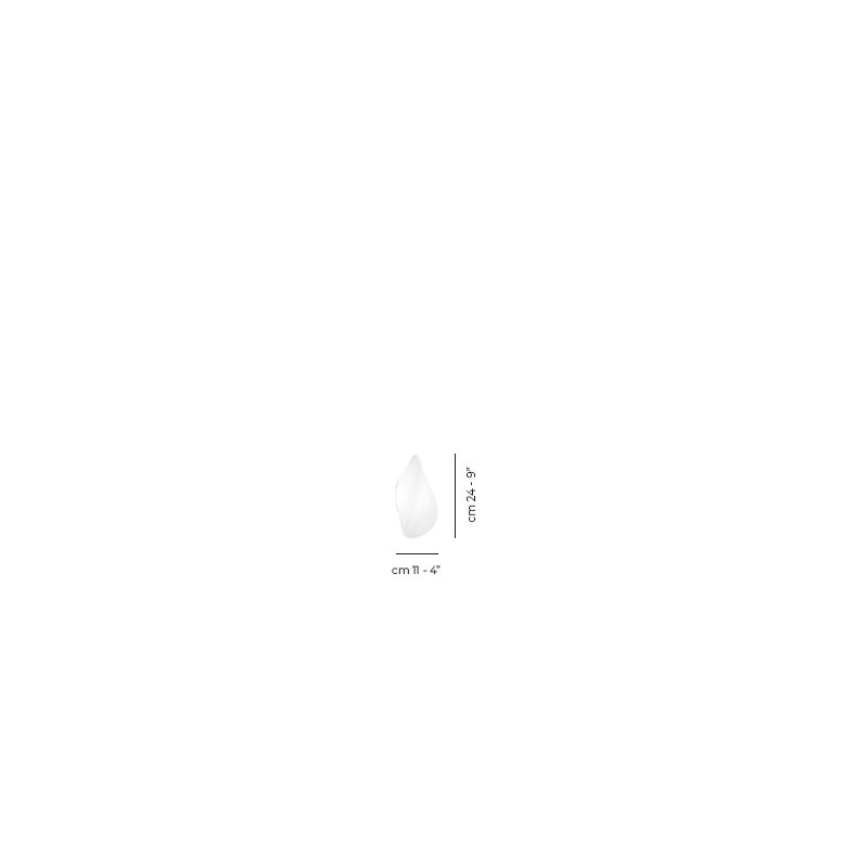 Balance Ceiling/Wall Lamp G White Glossy Glossy White E26 Ul, 4" H x 9" W x 8" D, E12/Candelabra, 1 Light