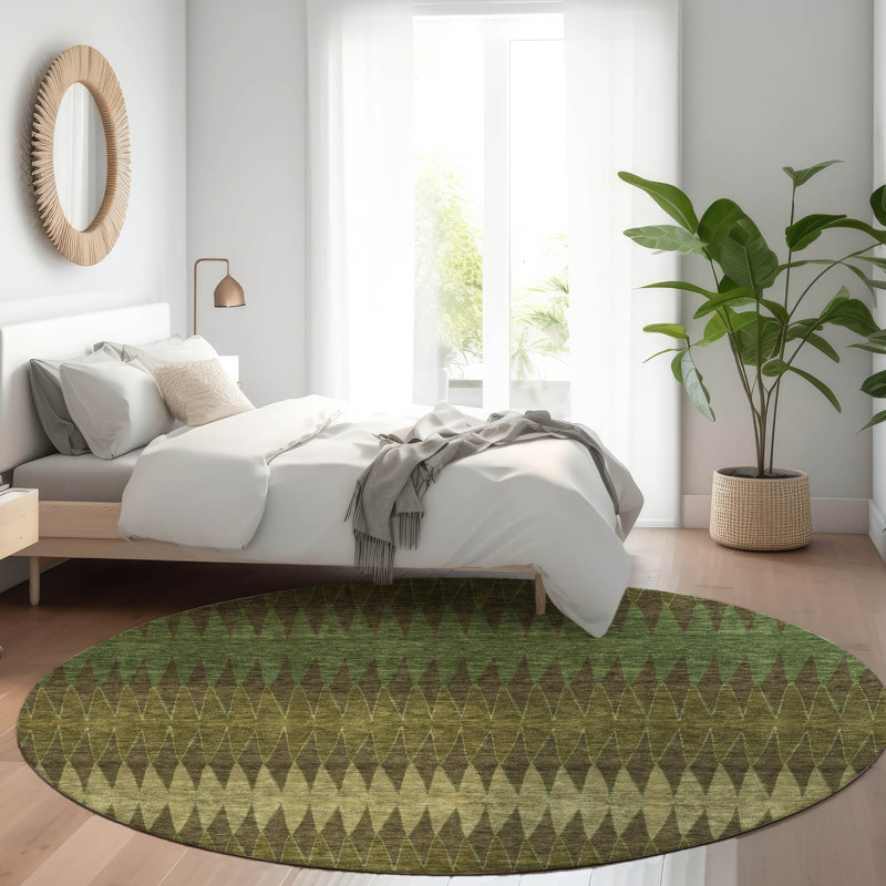 Malek Area Rug, Round 8'