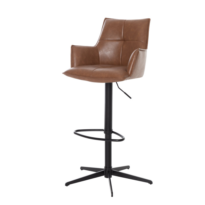 PU Bar Stool, Tan 