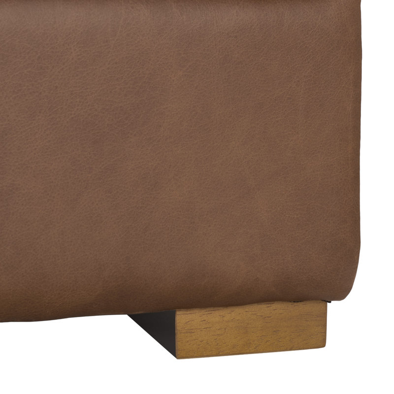 Gustav Leather Corner Sectional