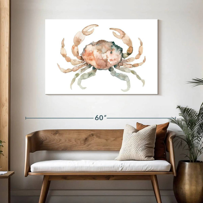 Brampt White Crab, 30" H x 45" W