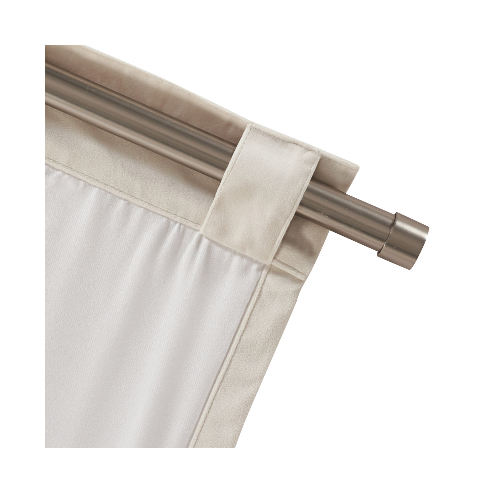 Staton Window Rod, 72" - 144", Silver