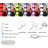 Vanity Lights For Mirror 14-Bulb RGB Colourful DIY Hollywood Makeup Vanity Mirror Dimmable Lights