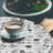 Ambesonne Tea Party Fitted Round Tablecloth Black White-1953859147