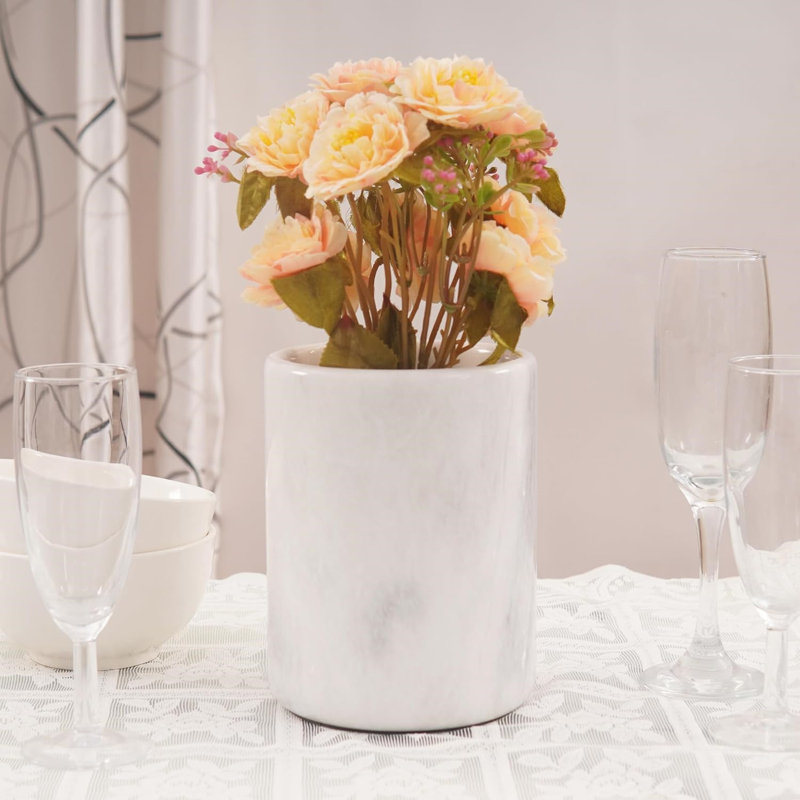 Marble Round Utensil Crock