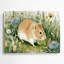 Wildlife Gerbil Brown Metal Wall Art-826848040