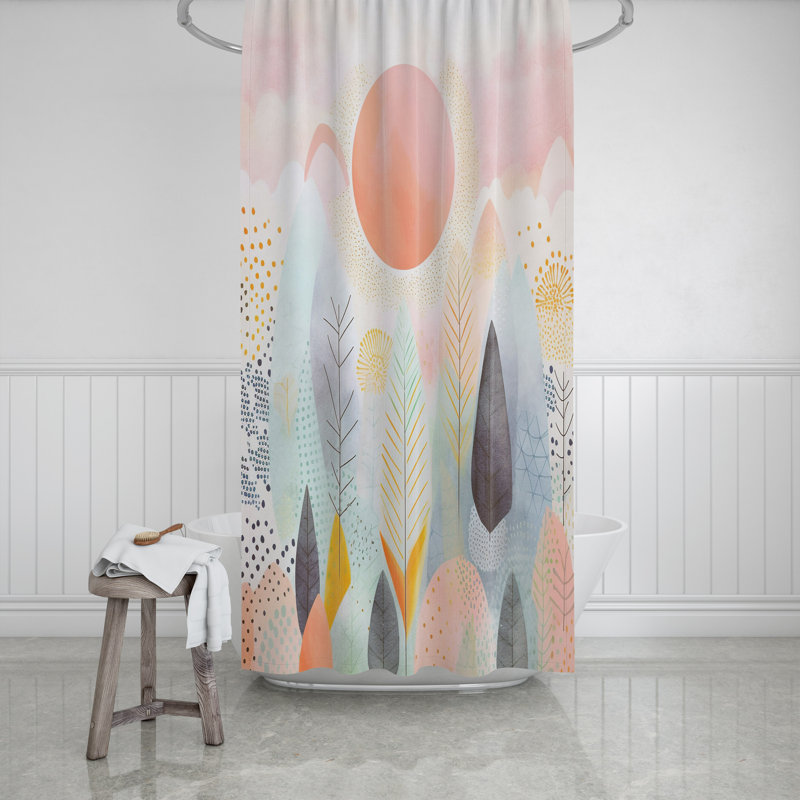 Maripier Shower Curtain, 93" H x 70" W