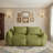 Modern Oversized Bean Bag Loveseat Sofa,Plush Fluffy Lounge Chair with Pillows for Living Room and Bedroom-1925235434