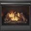 Duluth Forge FLI32R-M-AW, système de cheminée sans évent, foyer: FLI32R et manteau de cheminée: CM500-2-AW, blanc antique-115177425-115177427