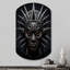 Masque africain tribu I - décoration murale irrégulière en forme de cylindre de masque africain-180582835