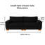 3 Seater Corduroy Sofa-187285379