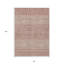 Tapis tribal lavable intérieur / extérieur 8 pi x 10 pi rosé