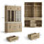Grande armoire 70 po H 70,8 po