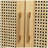 Wood 1 Shelf and 2 Door Room Cabinet with Cane Front Doors and Gold Handles-283052520