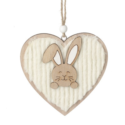 10cm Wood Animals Hanging Figurine Ornament