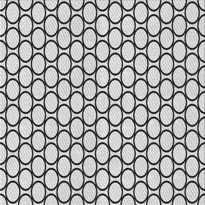 Tapis noir/beige à motifs