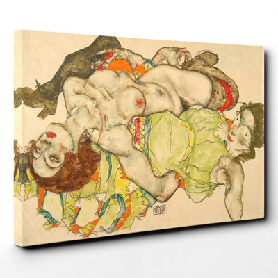 Egon Schiele - Wrapped Canvas Painting