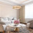 Hampson 1-Light Rose Gold LED Chandelier for Bedroom Kitchen Island Living Room