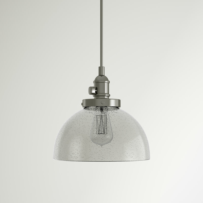 Antioch 1 - Light Single Pendant, Brushed Nickel