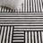 Elsbeth Geometric Hand Tufted Wool/Cotton Area Rug in Ivory/Black-318565595