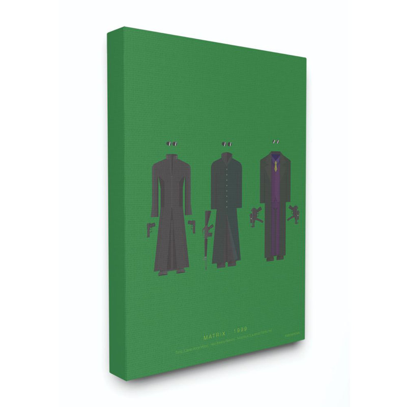 « matrix célèbre people personnages style mode », impression sur toile, H 20 po x l 16 po, Toile tendue