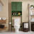 Dharmraj Over The Toilet Bathroom Storage With Upper Cabinets And Open Shelves-124569238