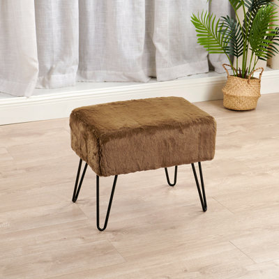 48.3cm Wide Rectangle Solid Colour Standard Ottoman