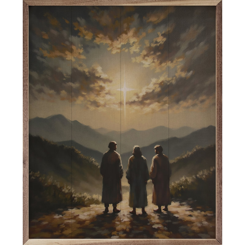 Trois rois mages, H 30 po x l 24 po