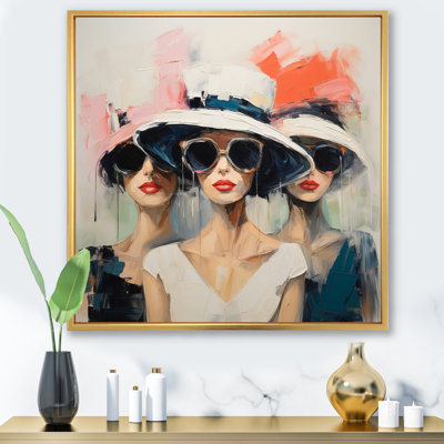 Fashion Hats Collection V - Fashion Canvas Art Print