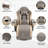 Recliner Chair, HOMCOM Manual PU Leather Swivel Recliner with 135° Recline, Cup Holder &amp; Storage | Charcoal Gray | Steel Frame
