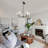5-Light Modern Dimmable Chandelier With Fabric Shades-1571777153
