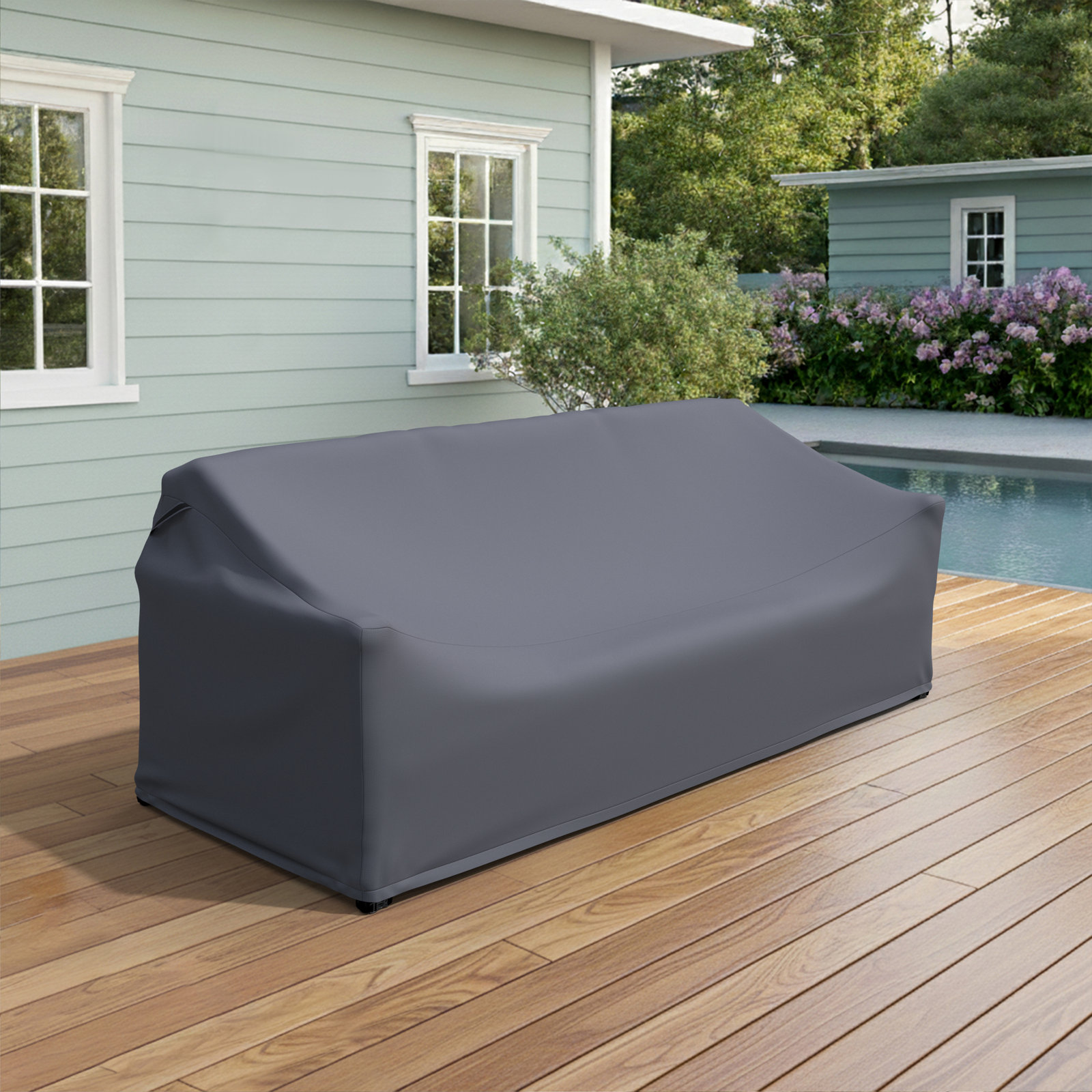 Townsend 80.3'' Wide Powder Coated Patio Sofa Cover