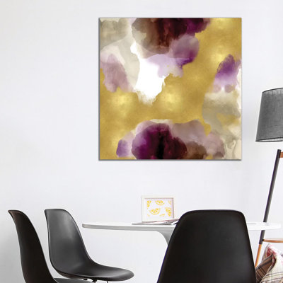 Whisper In Plum by Lauren Mitchell - Wrapped Canvas Print