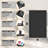 Easy clean, Waterproof Non-Slip Indoor/Outdoor Rubber Boot Tray, 18 in. x 28 in., Black Tray
