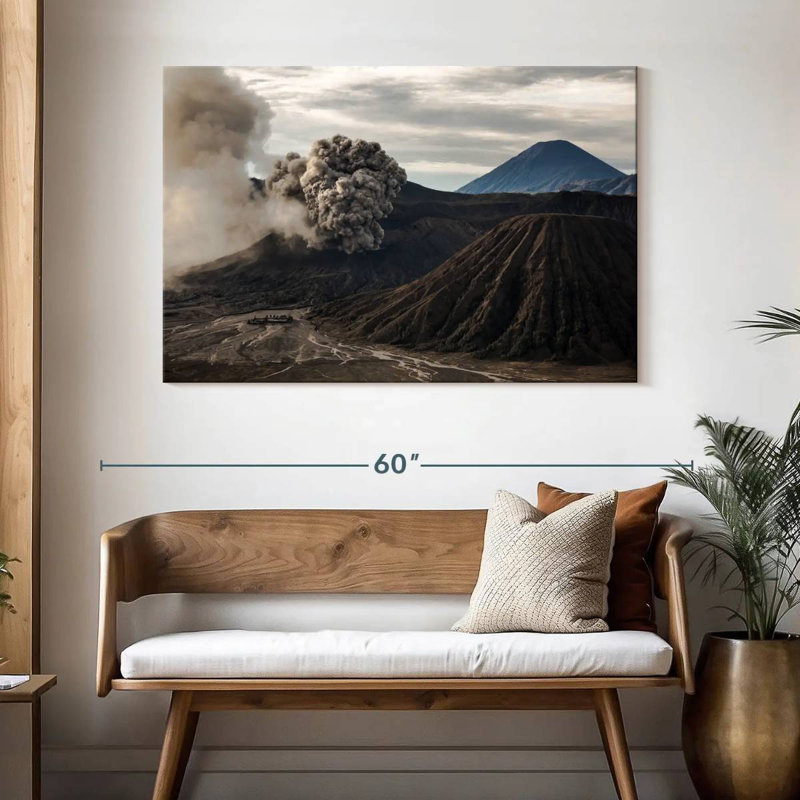 Alvord Volcanic Eruption, 32" H x 48" W