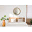 Huldar Glass Flat Wall Mirror