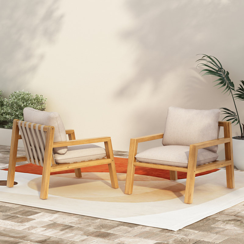 Chaise longue avec coussins Oris