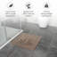 Nagelly Reversible Square Bath Mat-1694029041