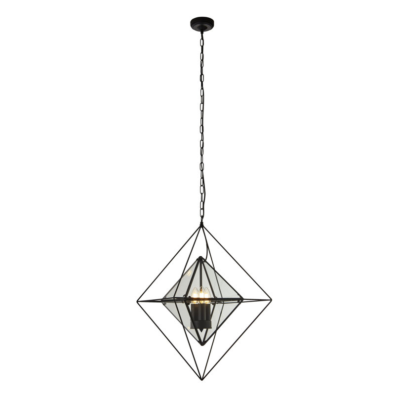 Breunig 3-Light Geometric Chandelier