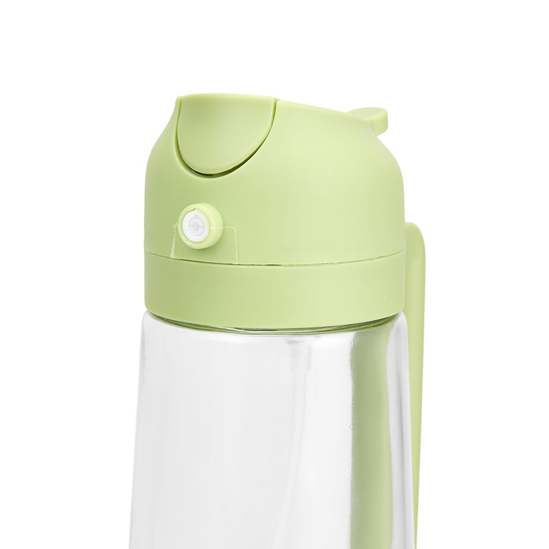 Single Oil / Vinegar Cruet, 18.5cm H x 8cm W x 8cm D, Green