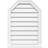 Octagonal Top Surface Mount Functional Brickmould Sill Frame PVC Gable Vent-43320199
