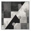 Tapis à motif géométrique doux et moelleux de style moderne et contemporain en gris - reliure grise-1680456940