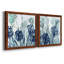 Indigo Field I - ensemble de 2 peintures sur toile encadrées-154140201-154140200
